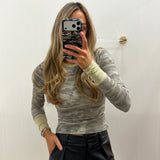 LBK CAMO WASH LONG SLEEVE TOP