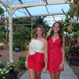 RED ANDREA MINI DRESS