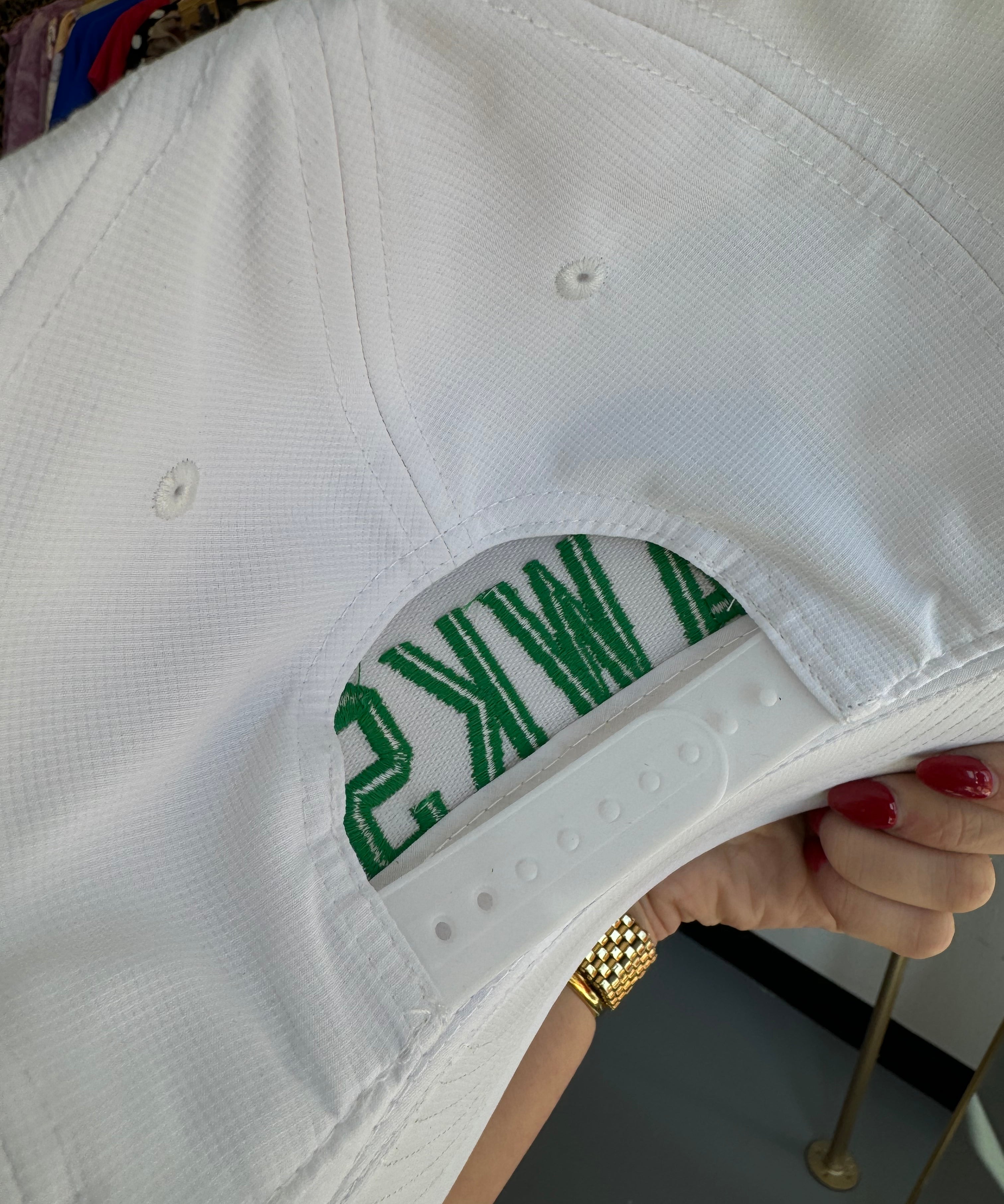 VINTAGE WHITE HAWKS ROPE HAT