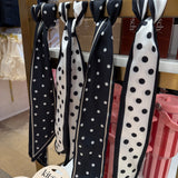 BLACK POLKA DOT TWILLY SCARF