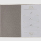 Devotional For Mr. & Mrs. White Faux Leather