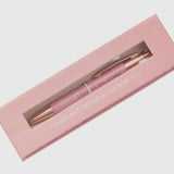 Pen in Gift Box Pink Trust in the Lord Prov. 3:5