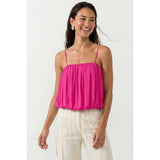 Bubble Tube Top: Hot Pink / S