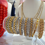 SAVY BLING TWO TONED WATCH BAND