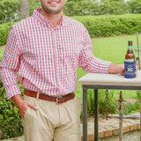 GEORGIA RED CLASSIC BUTTON DOWN