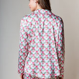 SATIN SANTA PAJAMA SET