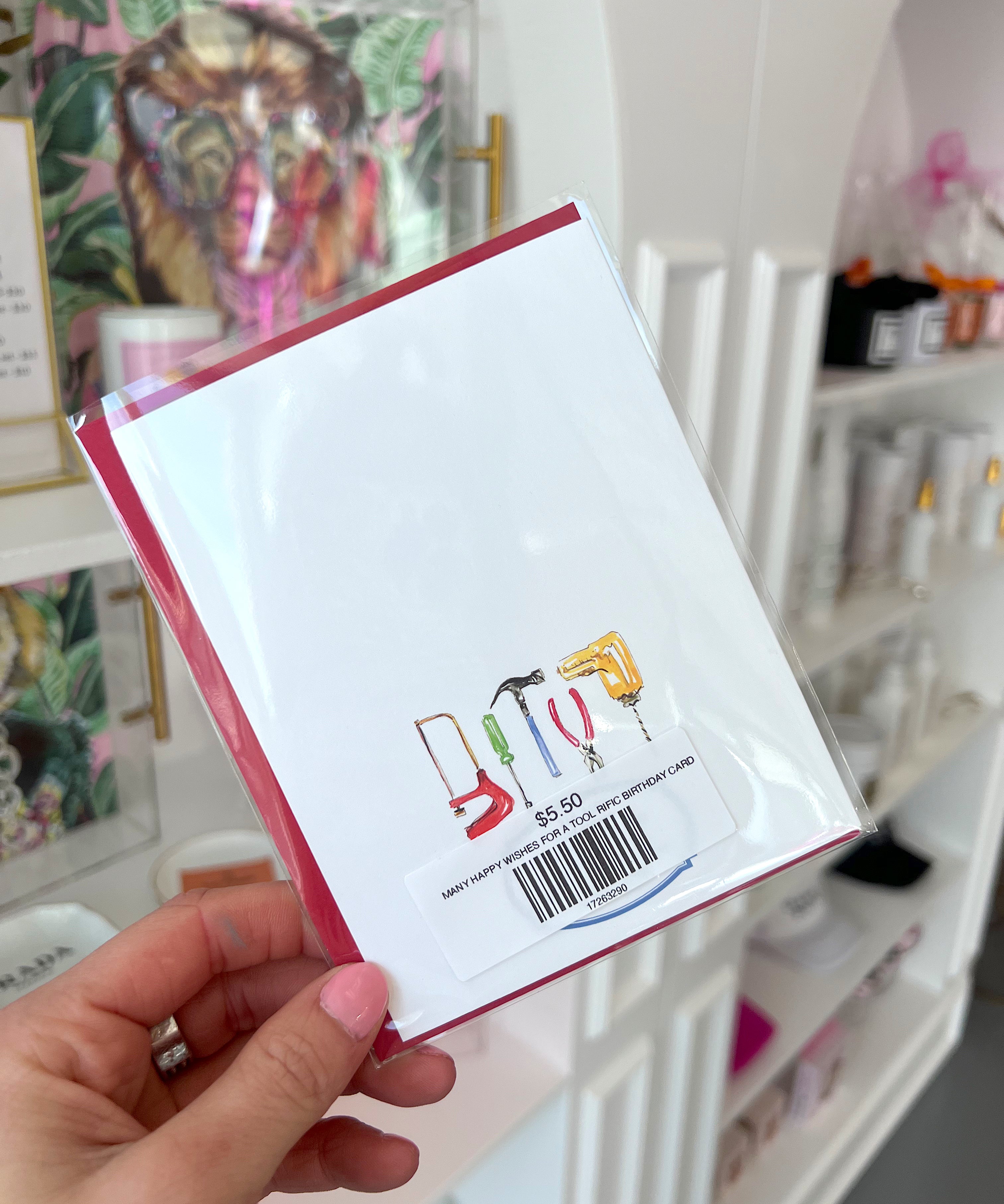 MANY HAPPY WISHES FOR A TOOL RIFIC BIRTHDAY CARD