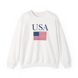 USA Flag Crewneck Sweatshirt - UNISEX
