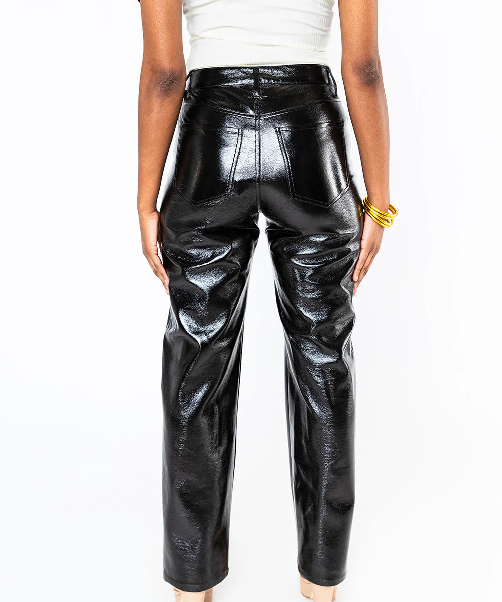 BUDDYLOVE YARA BLACK VEGAN LEATHER PANT