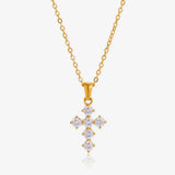 Mini Cross Necklace Waterproof