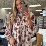 WF FLORAL CHIFFON ROMPER