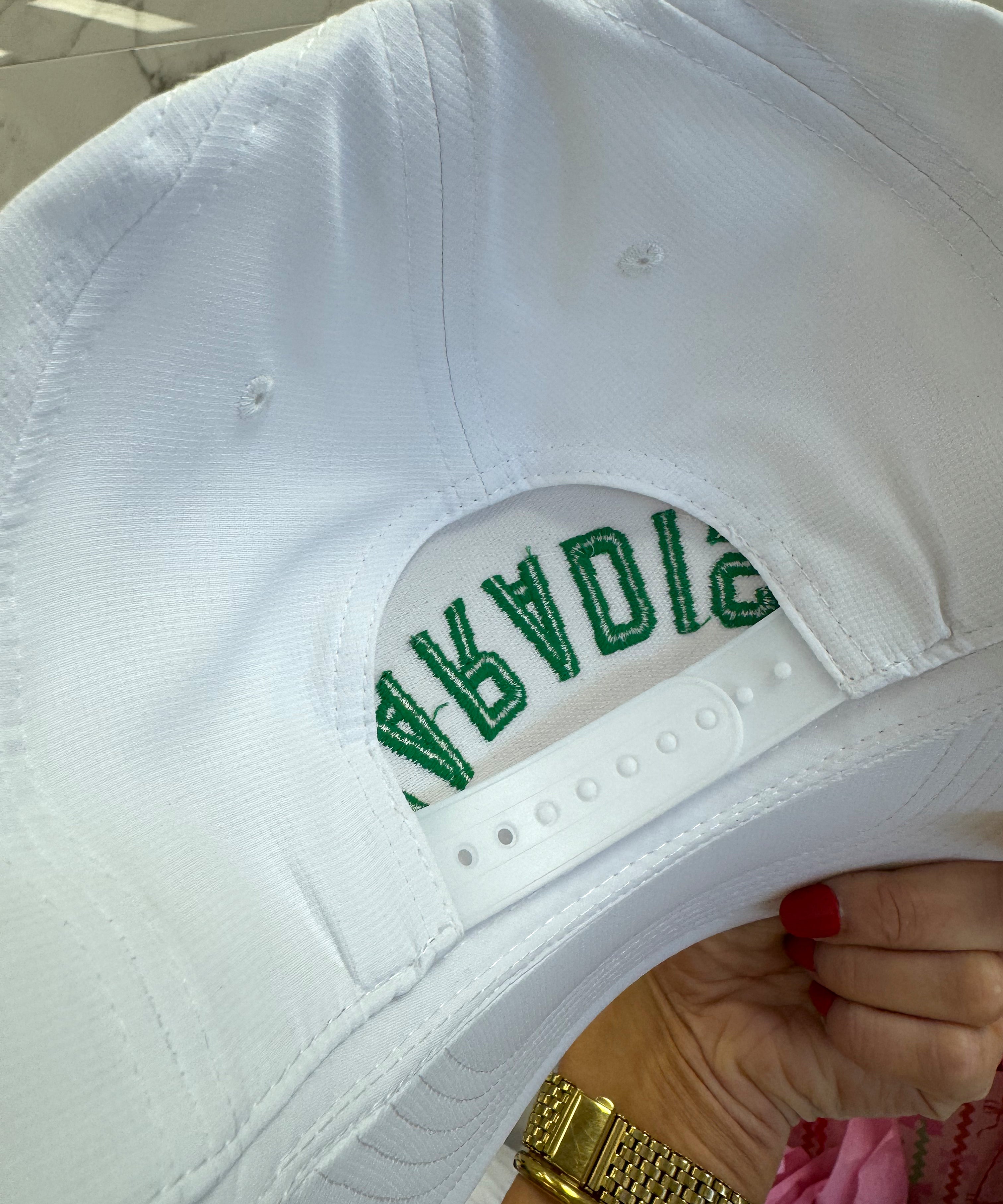 VINTAGE WHITE PARADISE HAT