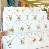 INTIAL GOLD BALLOON NECKLACE