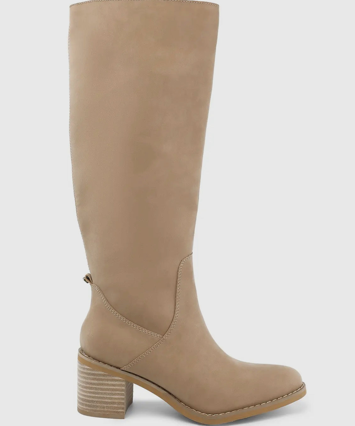 Juno Tall Suede Sand Boot