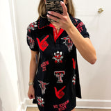 TEXAS TECH SEQUIN LOGO DRESS - BRIANNA CANNON