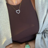 DIAMOND HEART NECKLACE