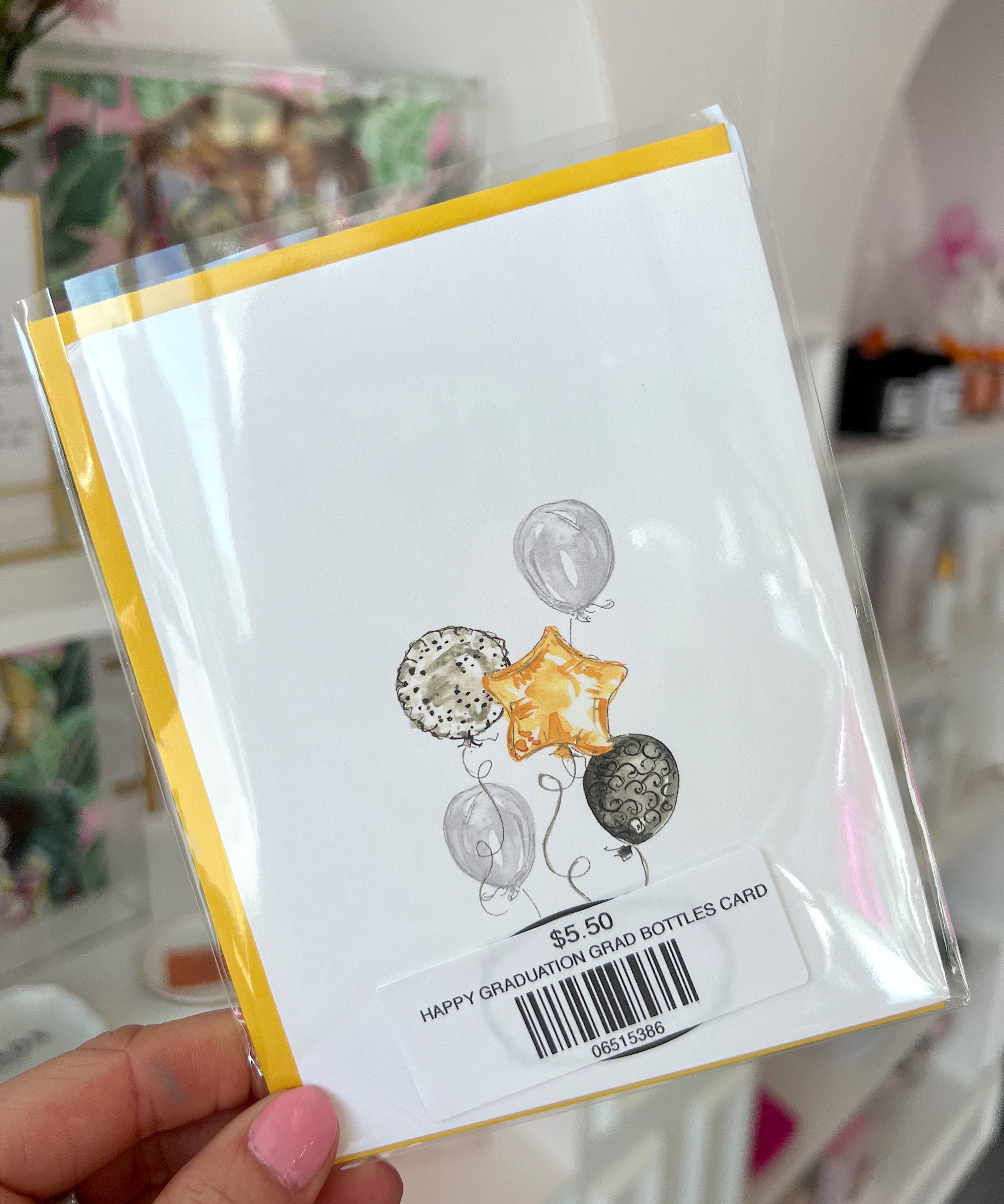 HAPPY GRADUATION GRAD BOTTLES CARD