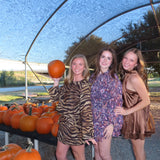 ANIMAL PRINT SEUEDE SET (size medium left)