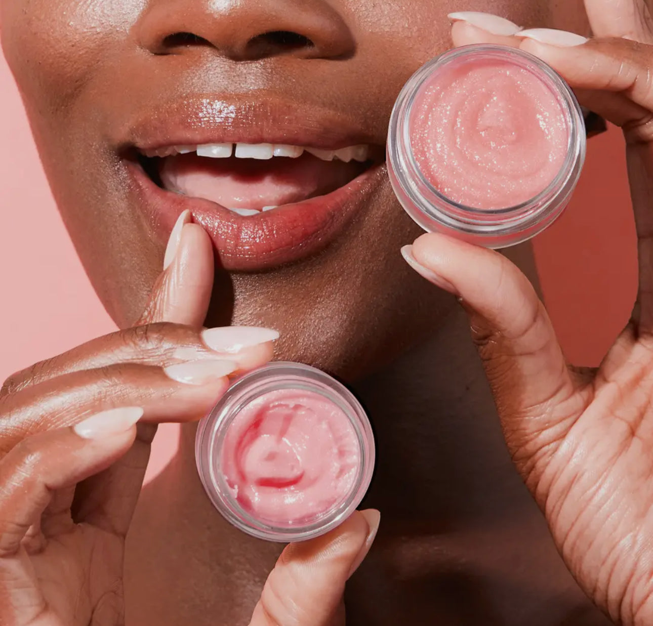 PINK CHAMPAGNE LIP CARE SET + LIP SCRUBBER