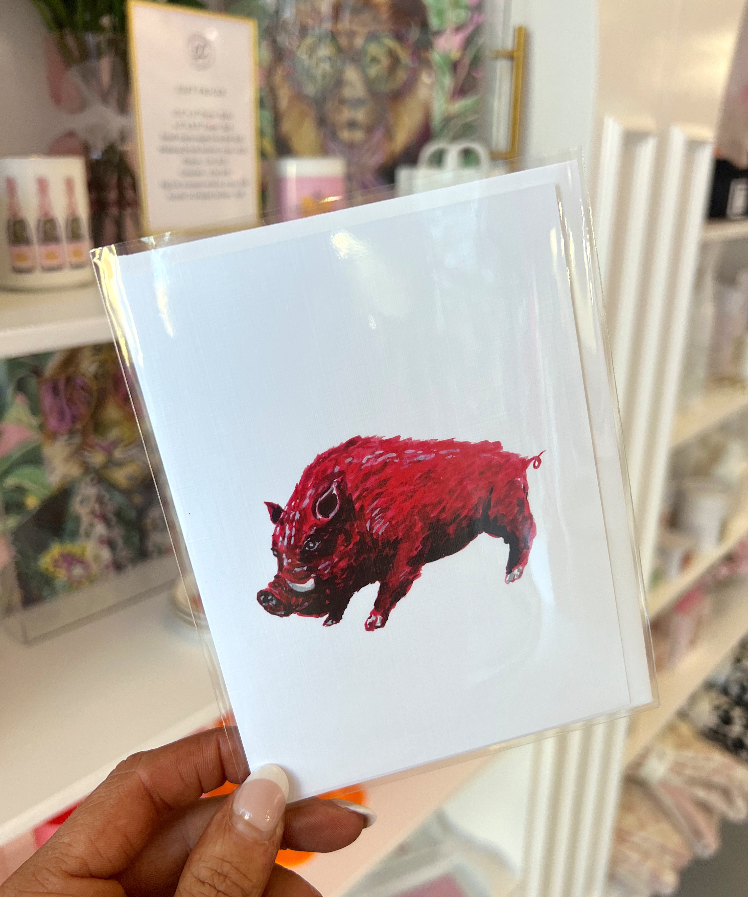 RED HOG CARD