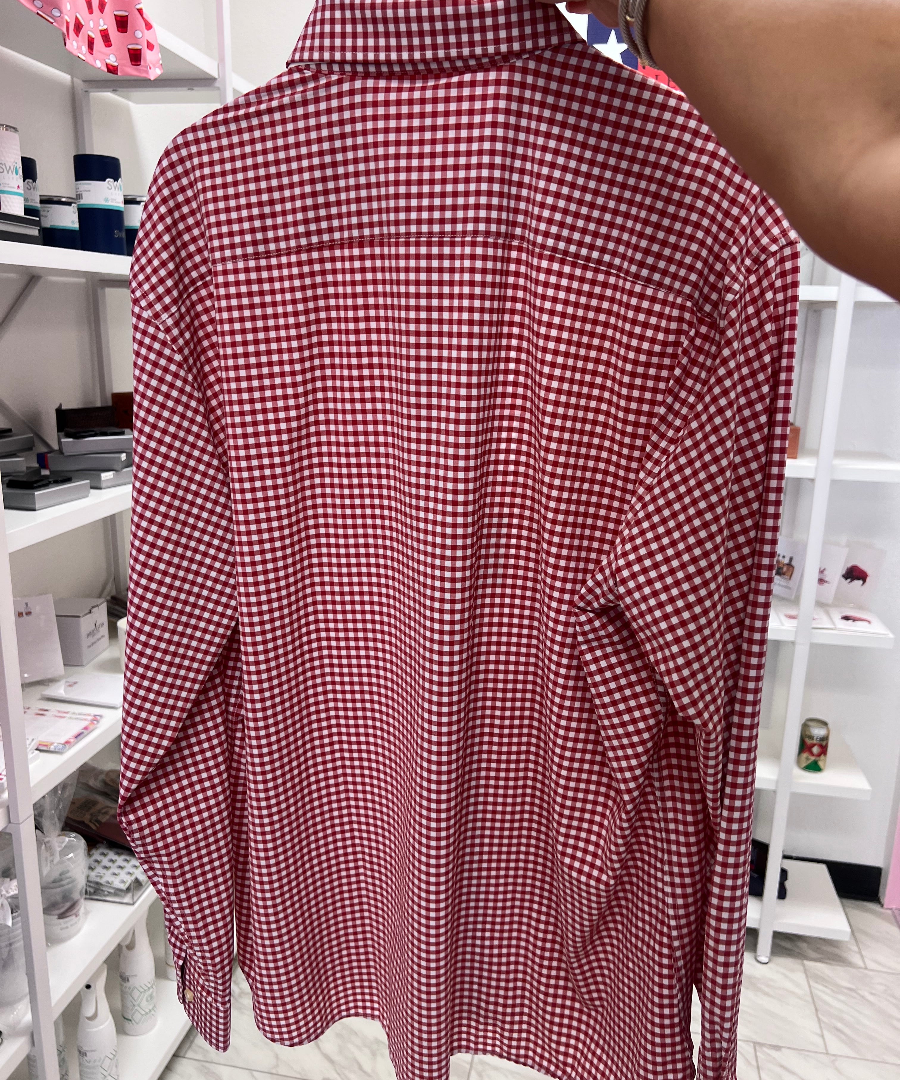HORN LEGEND RED CHECKERED LONGSLEEVE