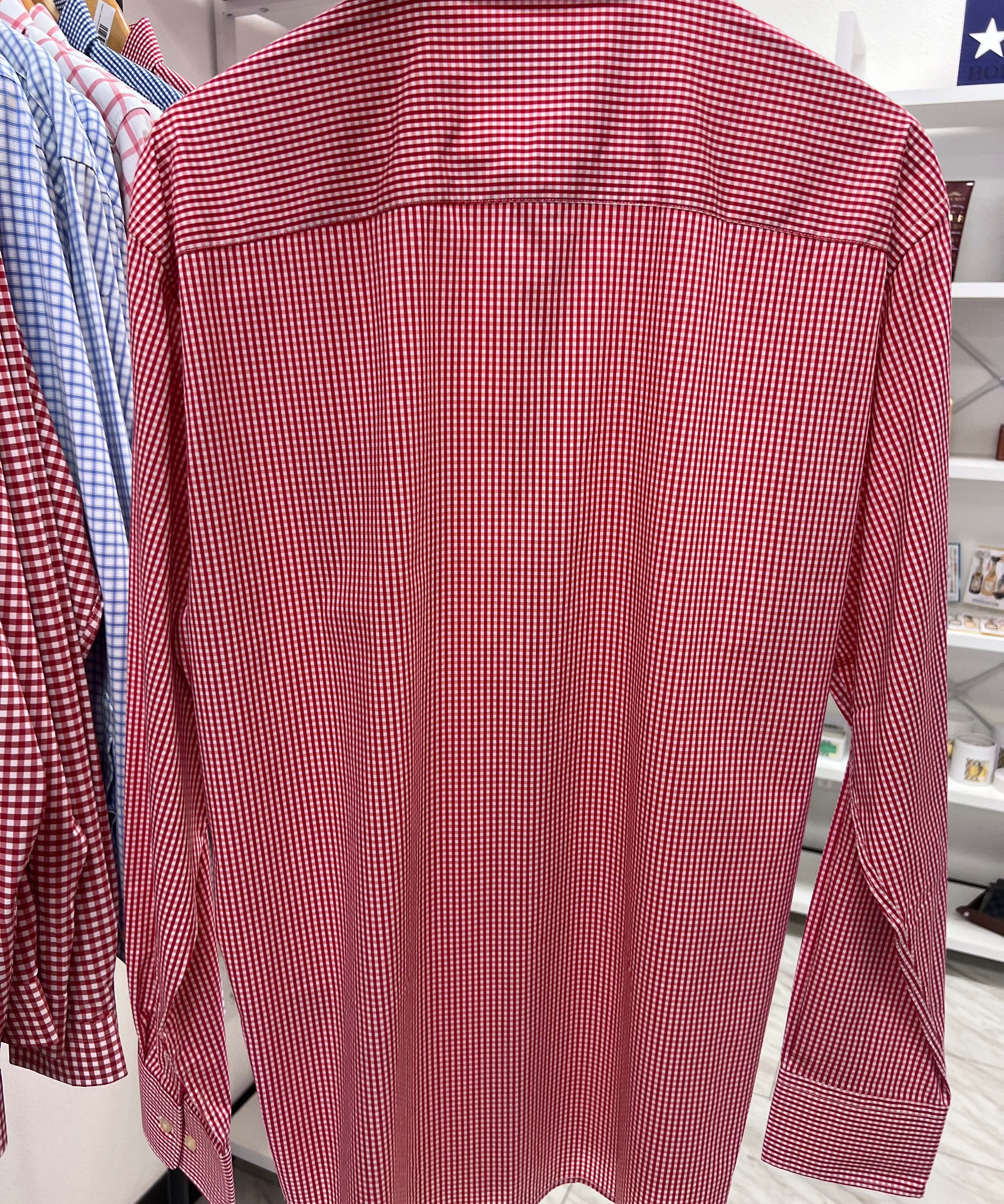 HORN LEGEND RED CHECKERED LONGSLEEVE BUTTON DOWN