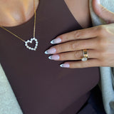 DIAMOND HEART NECKLACE