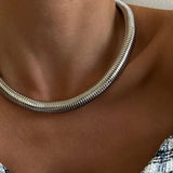 SILVER EMMA NECKLACE