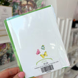 THINKING OF YOU FLORAL BUTTERFLIES CARD