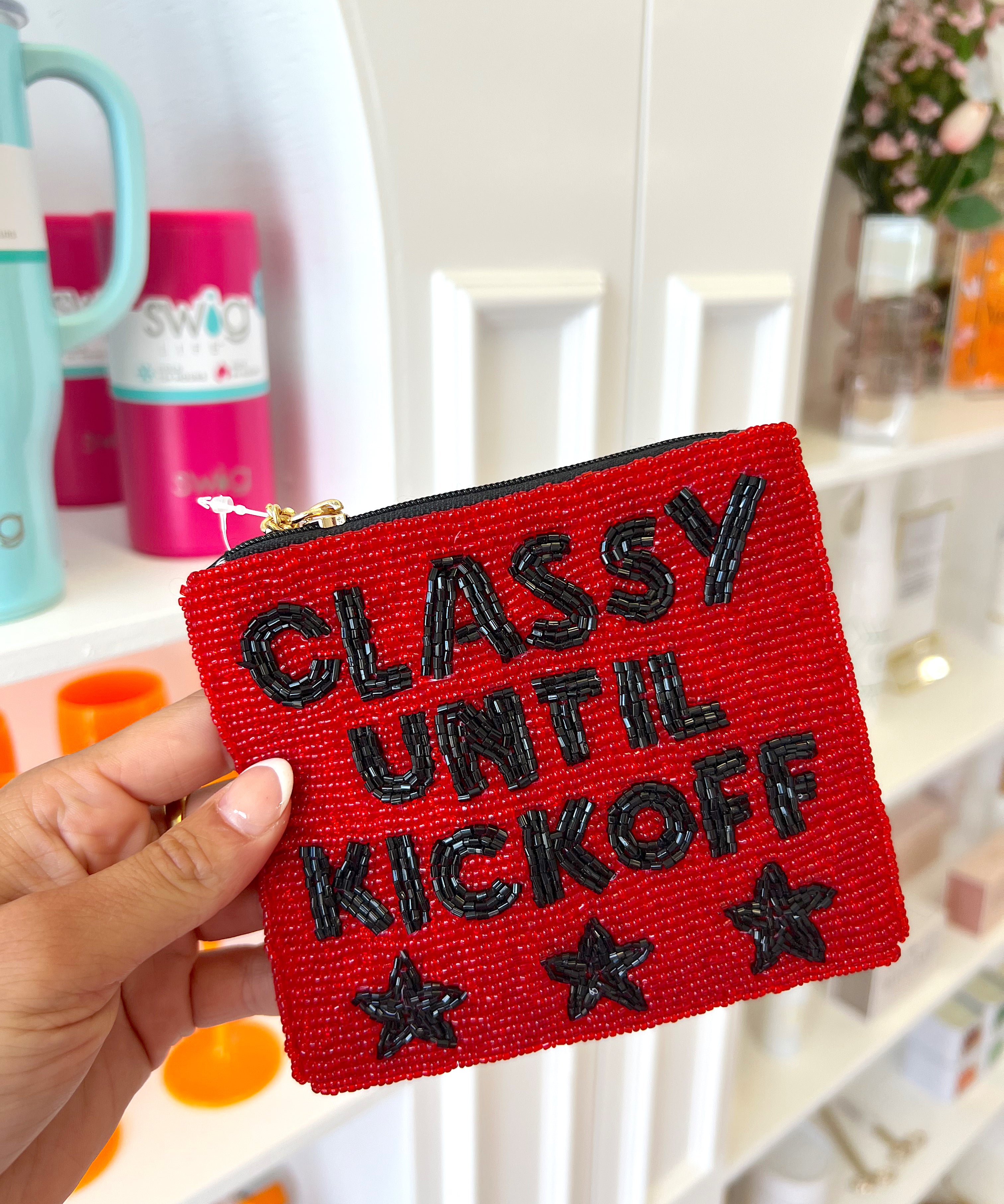 CLASSY UNTIL KICKOFF COINPURSE