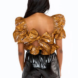 BUDDYLOVE CHLOE BRONZE TOP