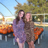 ANIMAL PRINT SEUEDE SET (size medium left)