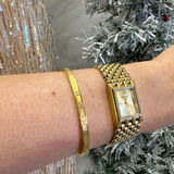 GOLD NUMERAL BRACELET