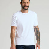 WHITE CLASSIC PIMA CREW