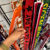 GAMEDAY BLACK + RED STAR BEADED STRAP