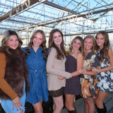 Leopard Denim Asymmetric Mini Skirt