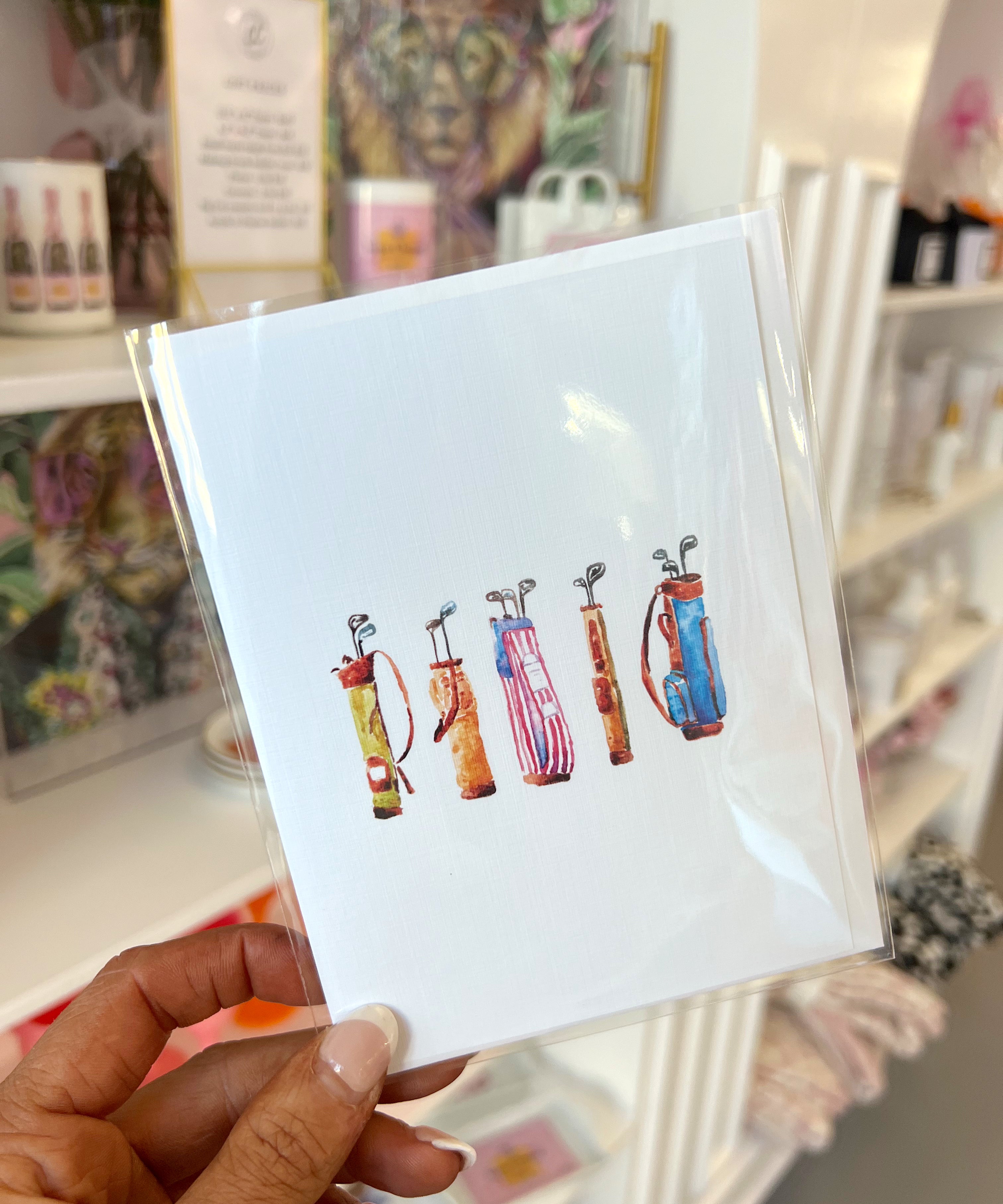 GOLF BAGS CARD