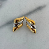 THE TWO TONED SARAH EARRINGS