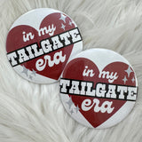 IN MY TAILGATE ERA MAROON BUTTON