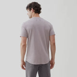 EIFFEL GREY S/S SCOOP BOTTOM PIMA TEE ( SIZE SMALL LEFT)