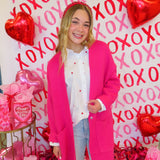Pink Cardigan w/ Pockets