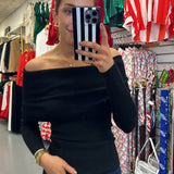 Black Kristin Sweater Top