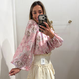 CREAM LINEN MINI SKIRT