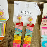 TEACHER COLORFUL EARRINGS