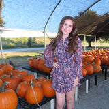 PURPLE POPPY LAYERED DRESS