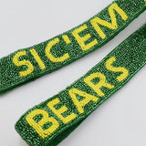 SIC EM BEARS BEADED STRAP