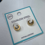 GOLD MINI HUGGIES EARRINGS
