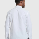 WHITE COMMUTER LONG SLEEVE BUTTON DOWN