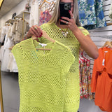GREEN DELANEY COVER UP DRESS