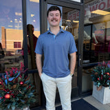 HORN LEGEND - NAVY/ MOONLIGHT POLO (size medium left)